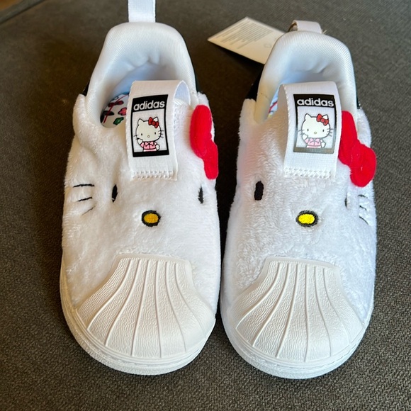 Hello Kitty Superstar 360 Kids Toddlers Slip On Sneakers Size 8K! - Picture 3 of 7